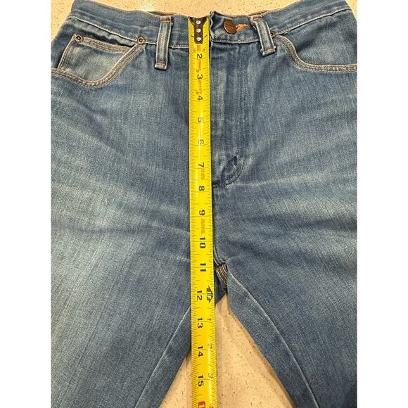 Wrangler Womens Jeans Sz 29M Classic Straight Leg Blue Denim High Rise Cowgirl - Picture 4 of 7